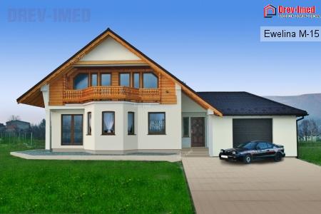 Dom drewniany Ewelina M-15